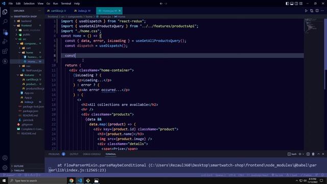 Complete E-Commerce using MERN || React and Redux Toolkit Course || Add Product to Cart || 12 смотреть онлайн