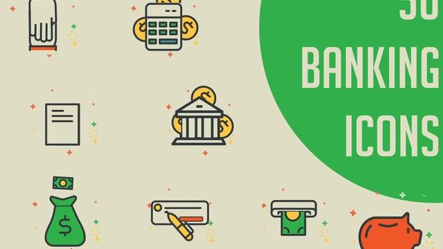 Banking and Finance Icons | Lottie/JSON смотреть онлайн