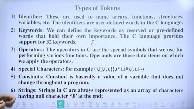 Tokens in C programming with Example | C Programming for Beginners???? смотреть онлайн