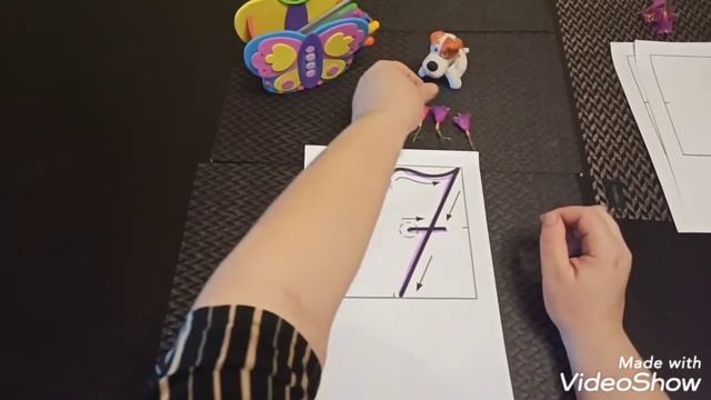 Учимся писать цифру 7 смотреть онлайн