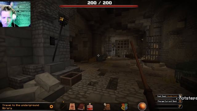 БИБЛИОТЕКА ТЁМНОЙ МАГИИ В ХОГВАРТСЕ смотреть онлайн