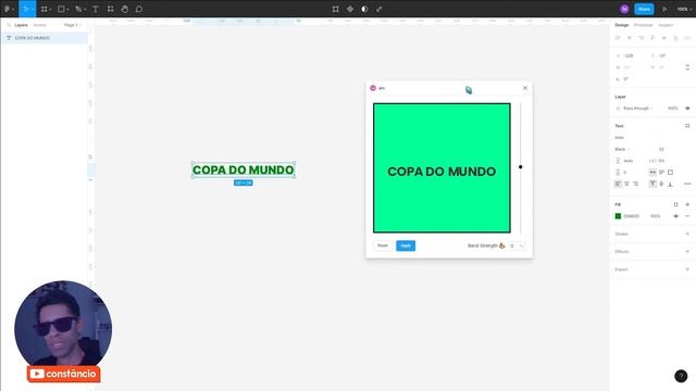 Como Criar um TEXTO com CURVA em 2 Minutos [ Text Arc FIGMA ] смотреть онлайн