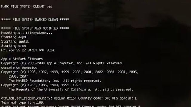 Apple Airport Extreme 3G (3rd generation) booting / boot смотреть онлайн