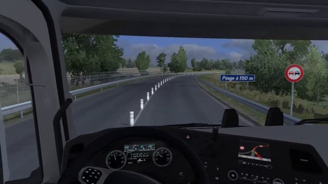 ETS2_VR - Ford F-Max + plateau смотреть онлайн