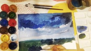 Рисуем ДОЖДИК для малышей и чуть постраше