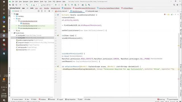 Best way to use runtime permission in Android смотреть онлайн
