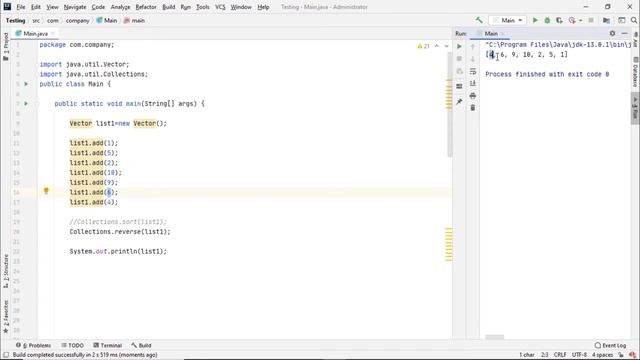 Sort vector item in Java-Java programming for beginners смотреть онлайн