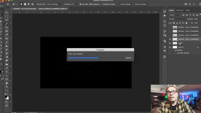 Best Chrome Effects in Photoshop with Eye Candy смотреть онлайн
