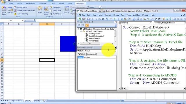 VBA ADODB Connections EXcel As Database OR Operator смотреть онлайн