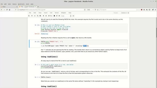 Introduction to file I/O in Python: opening files, closing them, and the readlines function смотреть онлайн