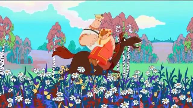 Алеша Попович; Добрыня Никитич; Илья Муромец.