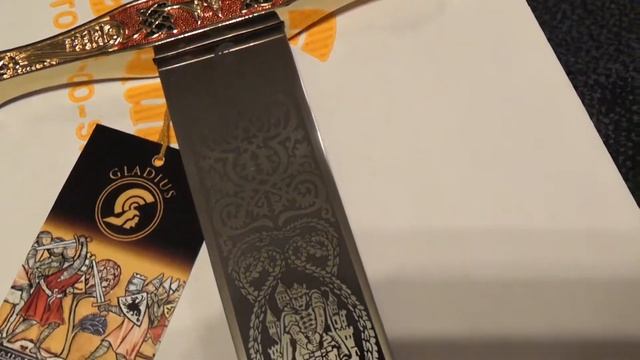 Меч Экскалибур короля Артура золотой, Excalibur Sword Gold , Art Gladius AG202 смотреть онлайн