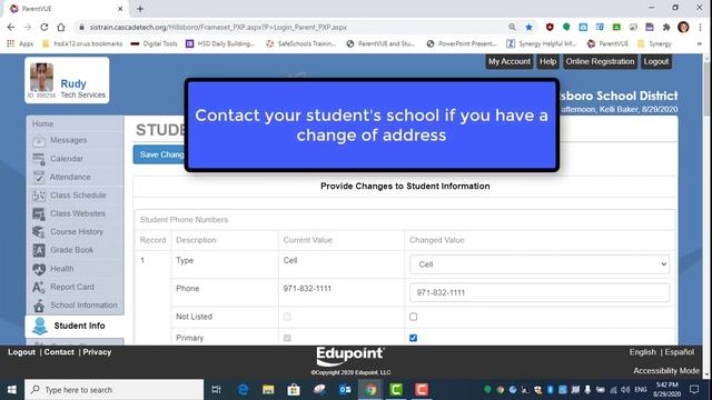 ParentVUE Instruction Video смотреть онлайн