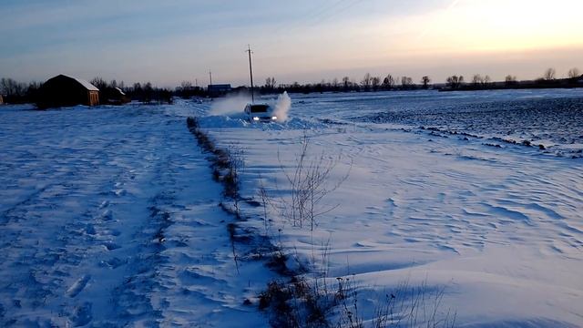 SsangYong Kyron. 2.0 TURBO.ПОКАТУШКИ. Кайрон в снегу.