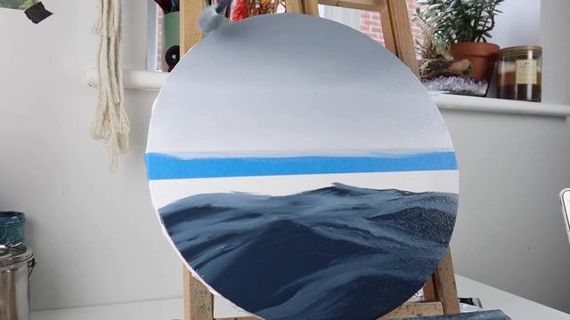 OCEAN OIL PAINTING TUTORIAL- Beginner / Intermediate // how to paint realistic water смотреть онлайн