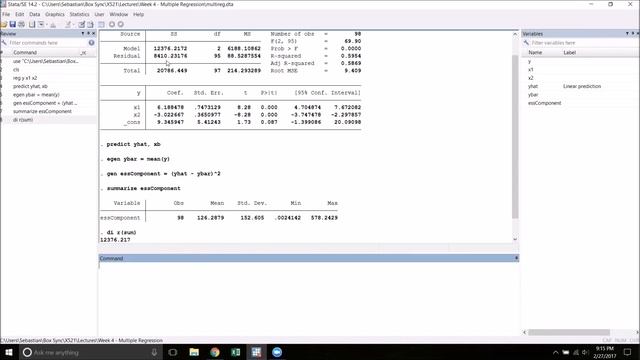 ESS, RSS, And TSS