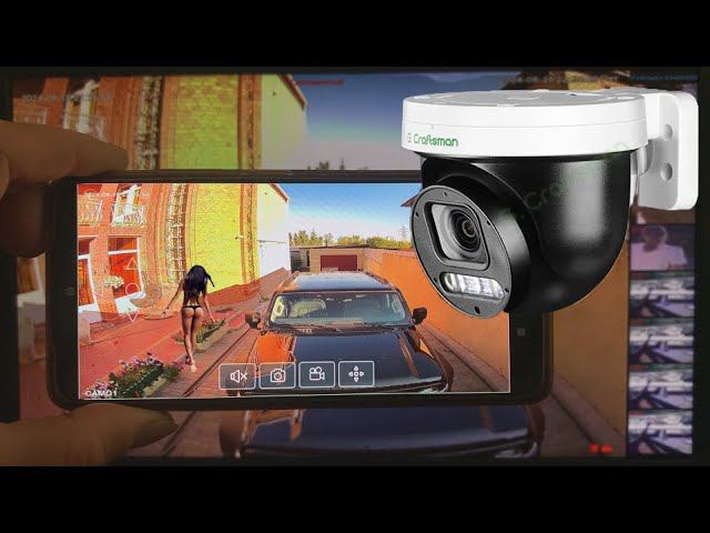 НЕДОРОГАЯ МИНИАТЮРНАЯ PTZ КАМЕРА 6МП смотреть онлайн