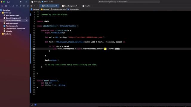 How to make an API call in Swift - Getting Data From API in Swift + iOS (Xcode 12 tutorial) 2021 смотреть онлайн
