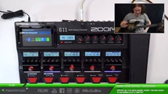 Новый процессор Zoom G11 - Холодный транзисторный стрим #51 смотреть онлайн