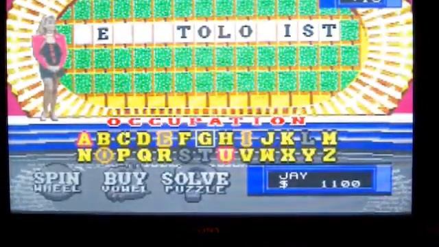 Sega CD Wheel of Fortune 3rd Run Game #22 смотреть онлайн