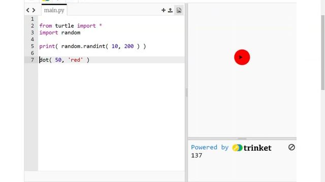 Python Turtle - Picking a RANDOM number смотреть онлайн