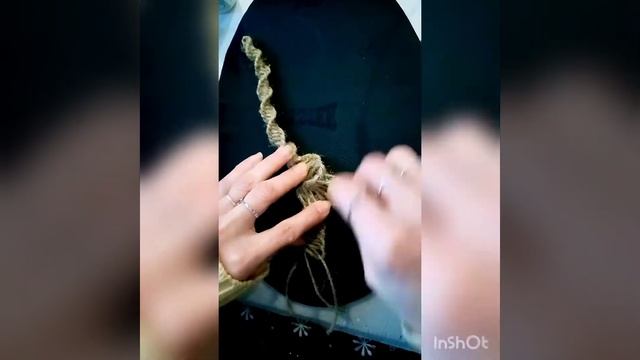 Картина из джута. Сухое дерево. смотреть онлайн