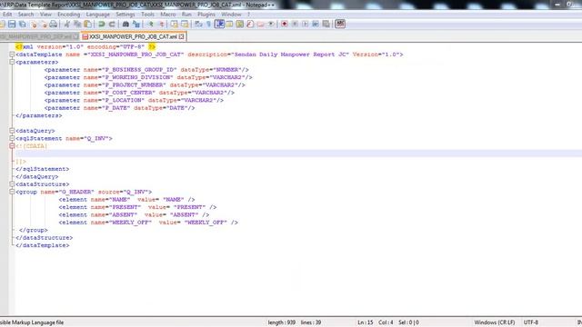 How to create data template report - Oracle смотреть онлайн