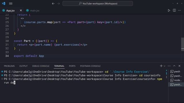 Rendering a Collection in React Exercise - Modern Web Development #10 смотреть онлайн