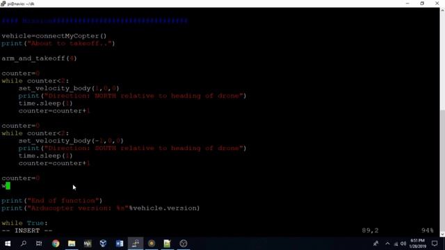 Walking My Raspberry Pi Drone With a Python Script смотреть онлайн