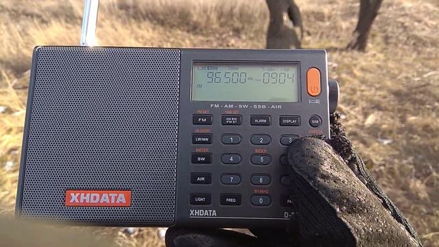 XH-DATA D-808 приём FM в селе на горе. смотреть онлайн