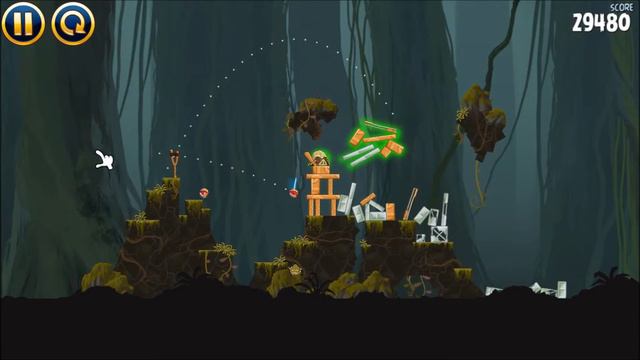 Angry Birds Star Wars 3 Star Walkthrough J-5 смотреть онлайн