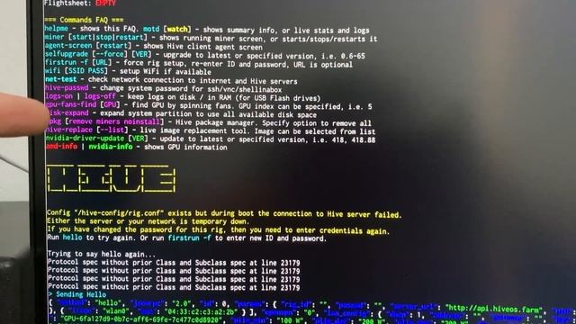 Hive OS для майнинга, установка и настройка смотреть онлайн