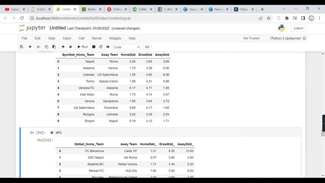 Find Arbitrage In Sport Bet Football 3 Way Odds Using Selenium, Pandas & Python 2022 смотреть онлайн