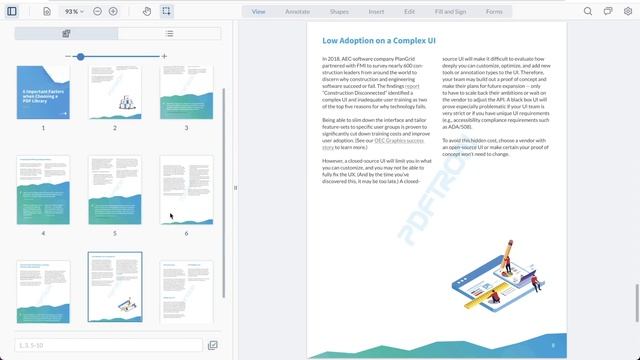 Page Manipulation, Annotation and Note Panel Improvements | WebViewer 8.2 Release смотреть онлайн