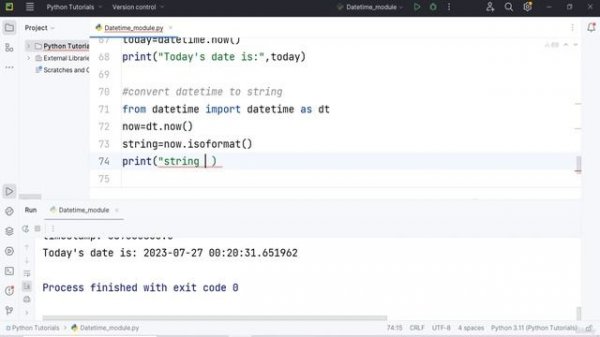 Day 26 - 40 - Python Datetime Module Datetime Module Class Python Date Class Python Date