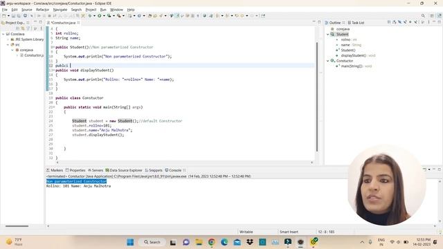 Constructors in JAVA ( Default | Parameterized | Non- Parameterized) смотреть онлайн