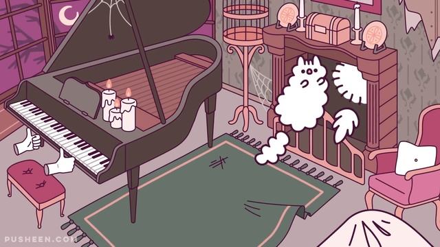 Pusheen: Boosheen's Haunted Manor смотреть онлайн