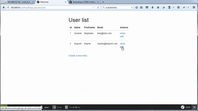 CRUD et Symfony #1 - Introduction au CRUD смотреть онлайн