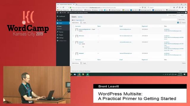 WordPress Multisite: A Practical Primer to Getting Started - Brent Leavitt - WordCamp Kansas City смотреть онлайн
