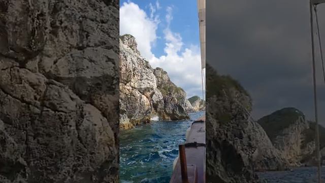 Прогулка на лодке в Палеокастрице. смотреть онлайн