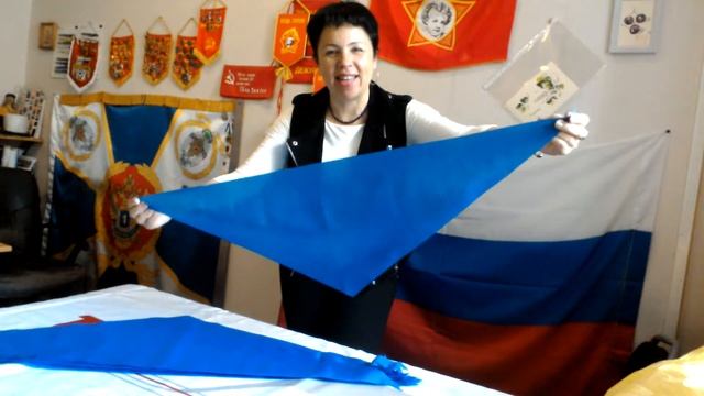 Купить пионерские галстуки синие в ООО Золотая сфера смотреть онлайн