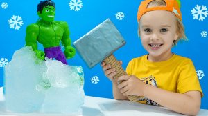 VLAD и Niki Frozen Toys Challenge Challenge