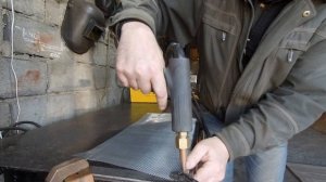 Сварка сетки из нержавейки споттером