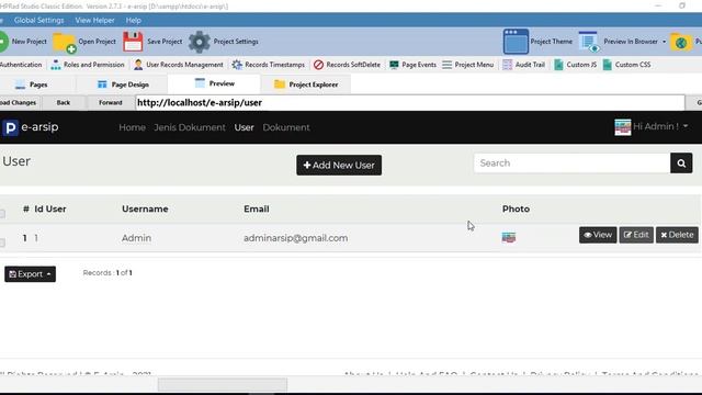 E - Arsip Berbasis Web Tanpa Coding Menggunakan PHPRad - Part 2 смотреть онлайн
