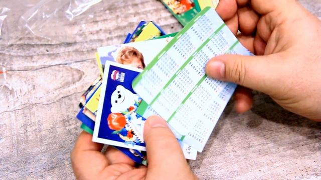 Карманные календари. Распаковка №27 Иностранные календарики. Что приходит с аукционов и на обмен. смотреть онлайн