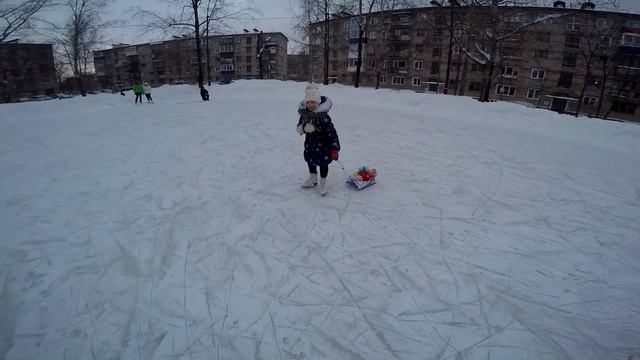 Моя кукла Беби Анабель . VLOG.. КАТОК. смотреть онлайн