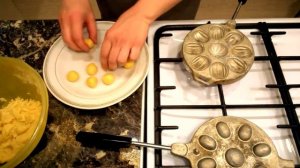 Орешки с вареной сгущенкой. Печенье в форме на газу. Домашнее печенье из СССР.