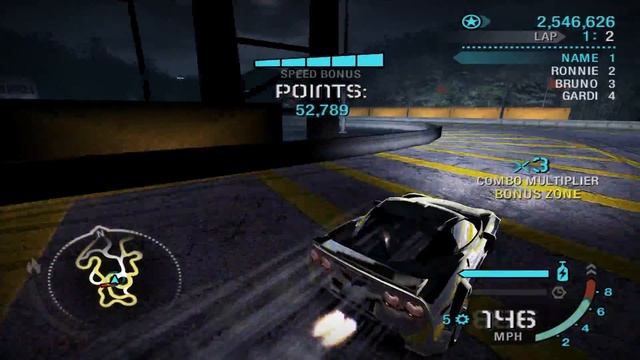 NFS Carbon Gold Track Drift Challenge 5.6 Million Corvette смотреть онлайн