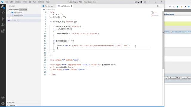 13 - PHP - Base de données & PDO - Pratique 1 - Insert смотреть онлайн