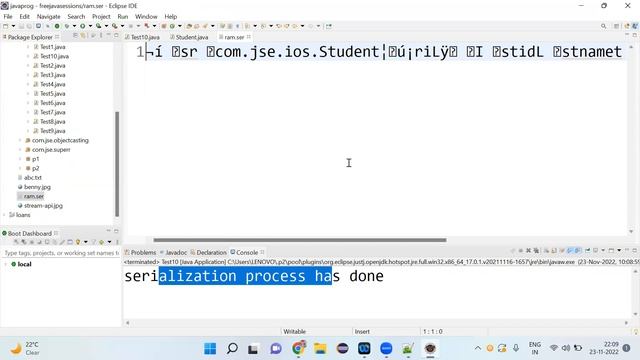 Serialization_Deserialization part-19 смотреть онлайн